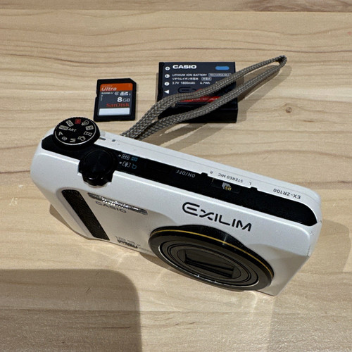 Casio exilim zr100 - casio, ex-zr100